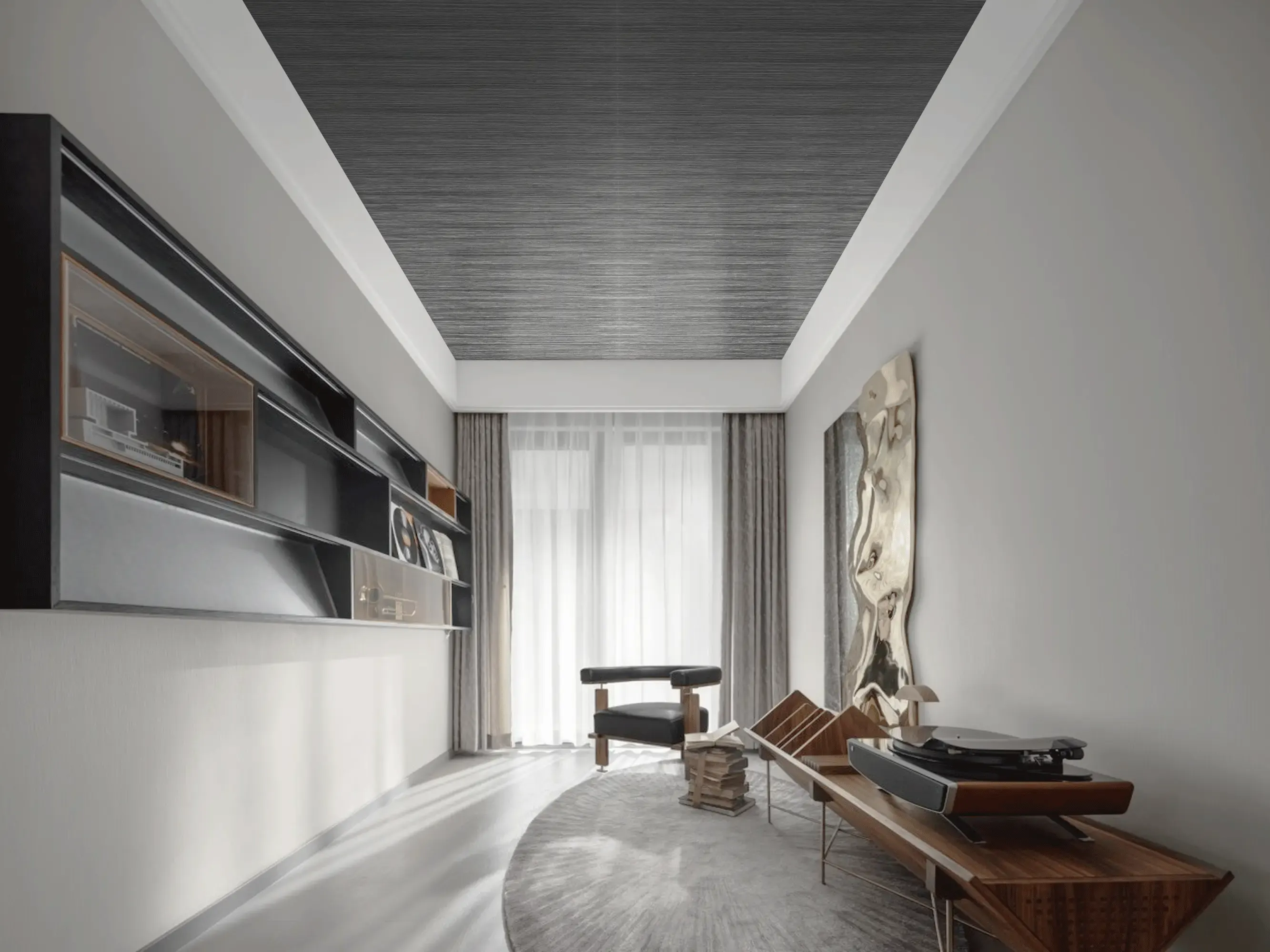 Desain plafon PVC modern JAVAFON untuk apartemen tahan lama dan anti-air