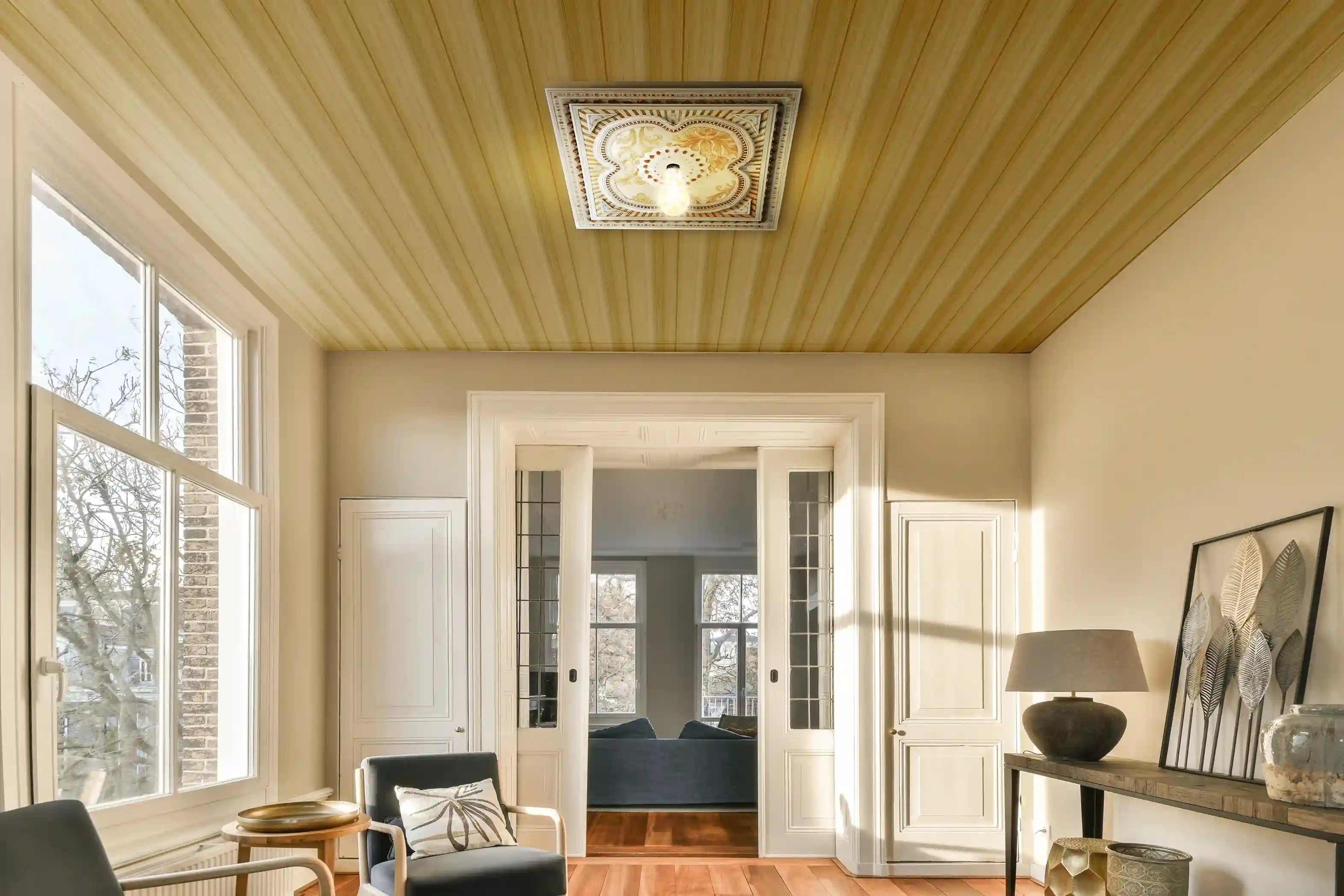 Model Ornamen Plafon PVC Segi 4